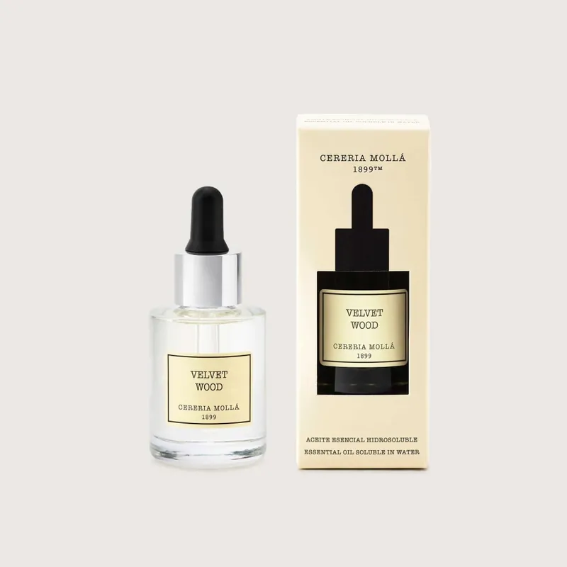 Imprescindible (Must-Have) Aceite perfumado Cerería Mollá Velvet Wood (30 ml)