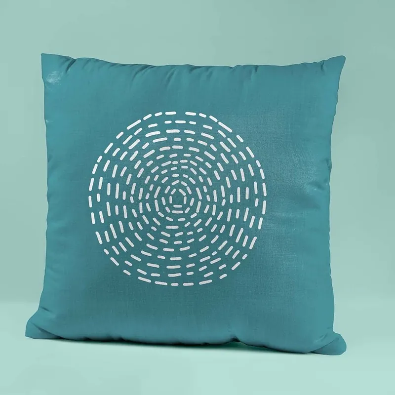 Cojín de Exterior Fanfare Impermeable de Poliéster con Relleno 45x45 cm Pedido Al Por Mayor
