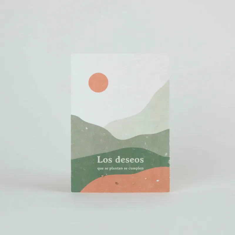 Venta Final Postal Plantable "Los deseos que se plantan" Resetea