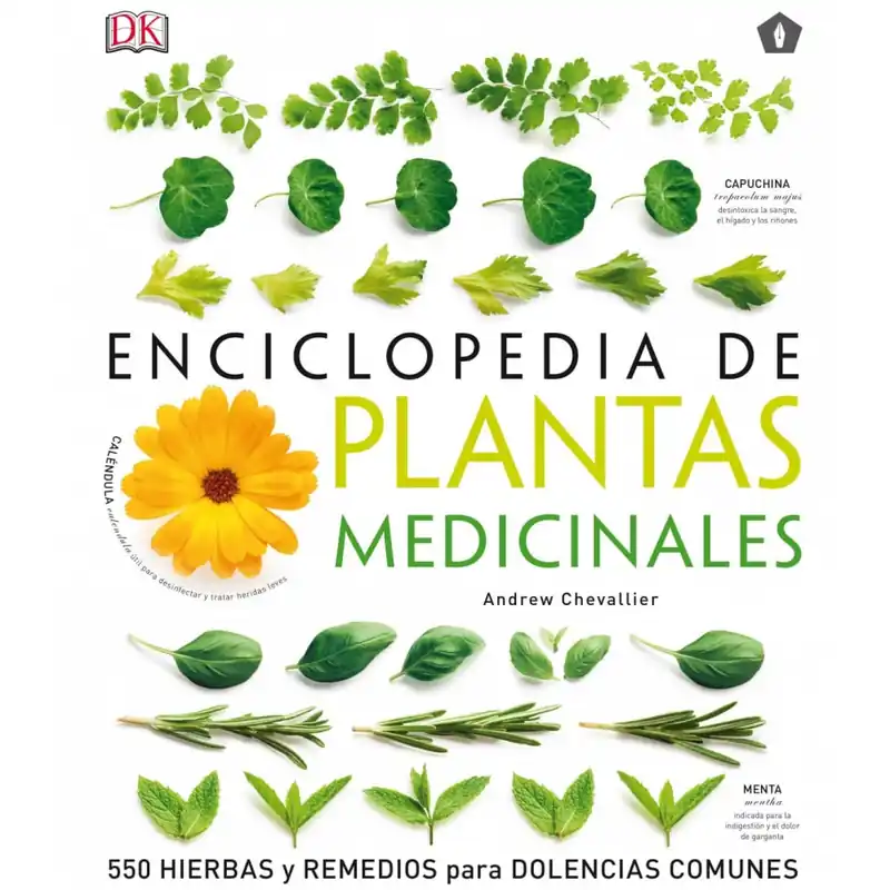 Libro Enciclopedia de Plantas Medicinales: 550 Hierbas y Remedios Para Dolencias Comunes - Andrew Chevallier Marca Reconocida