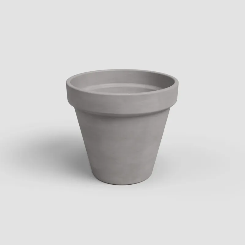 Maceta de barro Artevasi gris Amalia Máxima Calidad