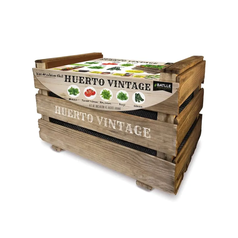 Marca Reconocida Kit De Cultivo Fácil Huerto Vintage Batlle