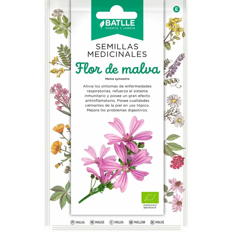 Semillas Flor de Malva Medicinal Batlle Precio De Oferta