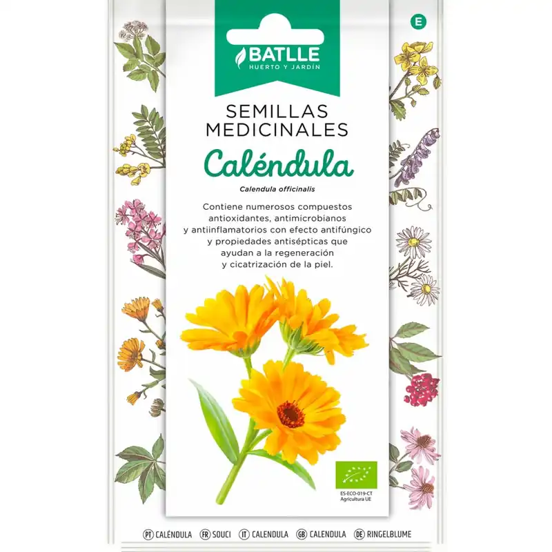 Entrega Rápida Semillas Calendula Medicinal Batlle