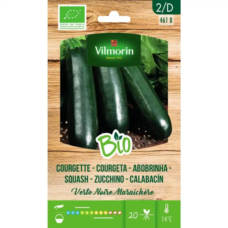 A Buen Precio Semillas Calabacín Verde Bio Vilmorin