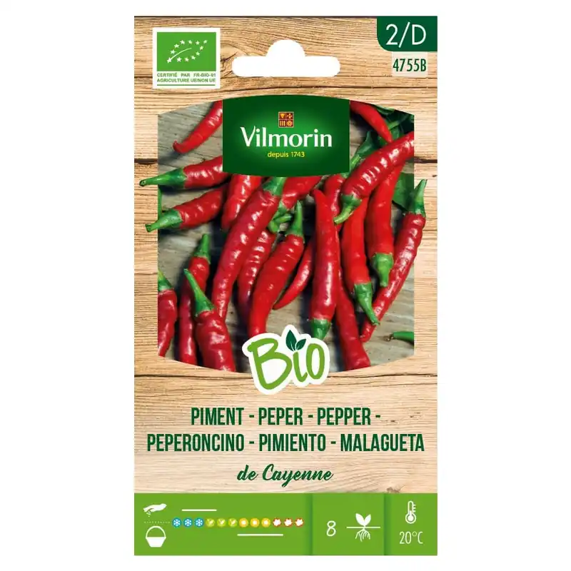 Mejor Precio Semillas Pimiento de Cayenne Bio Vilmorin