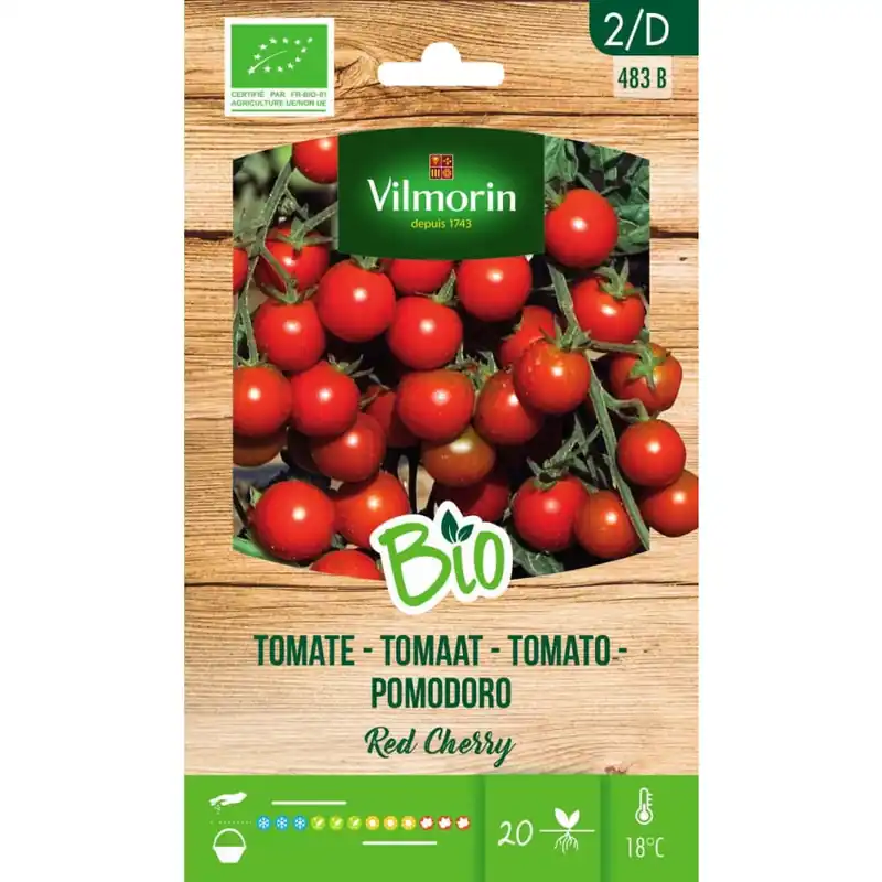 Compra Hoy Semillas Tomate Red Cherry Bio Vilmorin