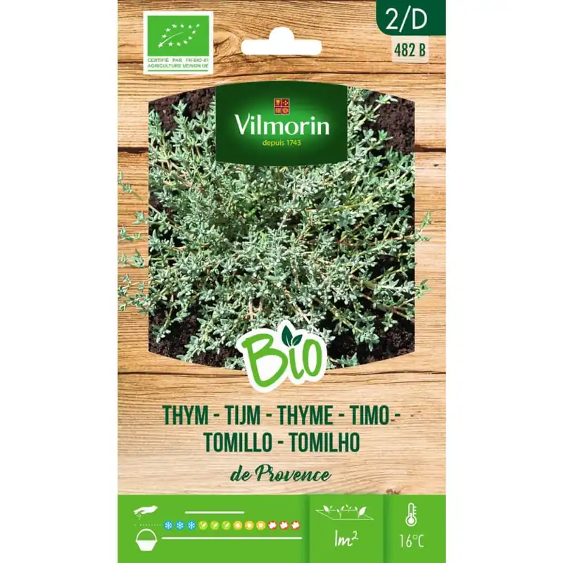 Oferta Semillas Tomillo Bio Vilmorin