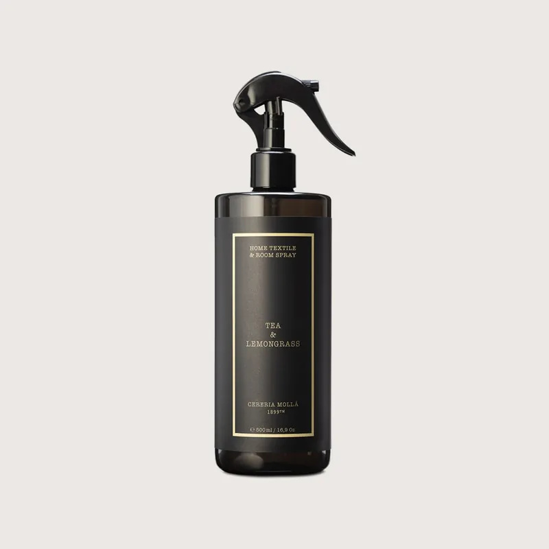 Ambientador textil Cerería Mollá Tea & Lemongrass (500 ml) Nueva Colección