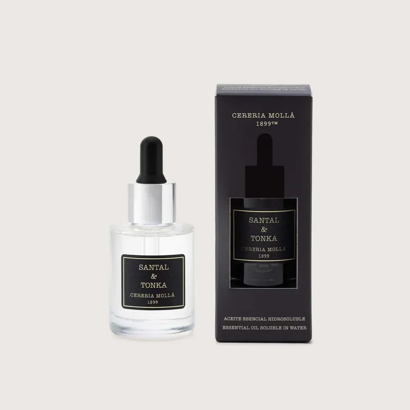 Tendencia Aceite perfumado Cerería Mollá Santal & Tonka (30 ml)