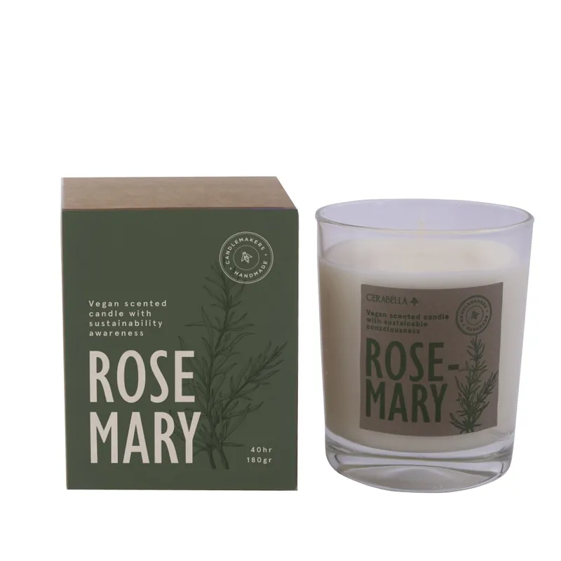 Entrega Rápida Vela perfumada Cerabella Botanics Rosemary