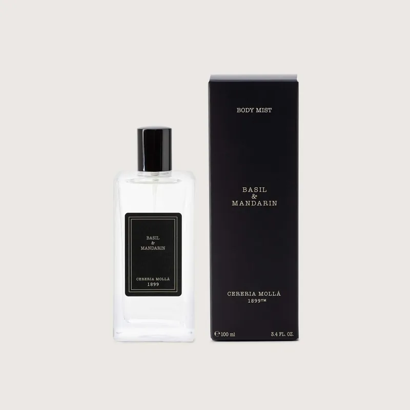 Solo Por Tiempo Limitado Bruma corporal perfumada Cerería Mollá Basil & Mandarin (100 ml)