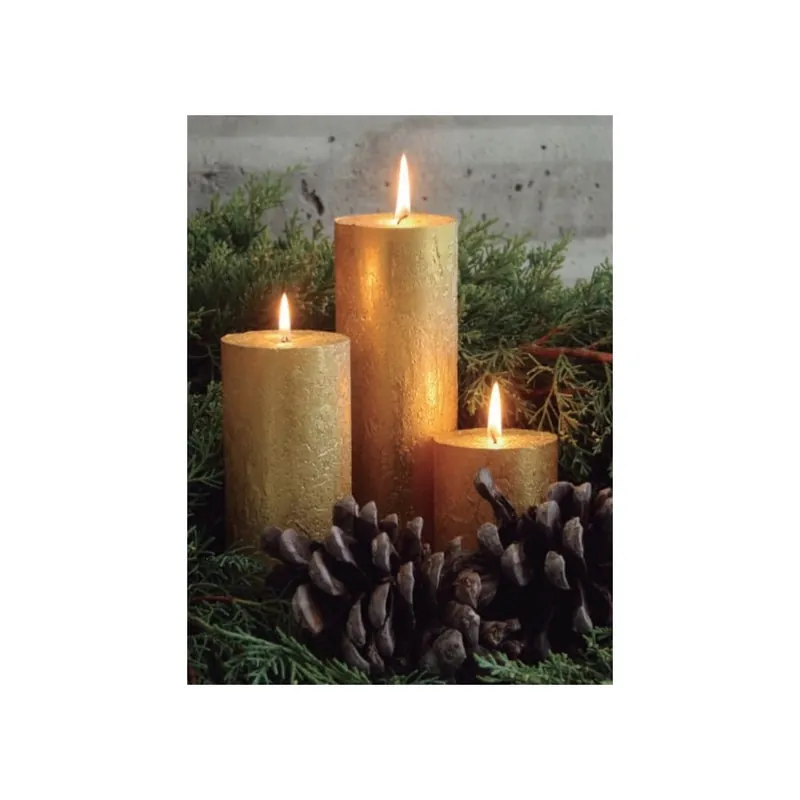 Envío Gratis Vela Cerabella Rustic Candles dorada