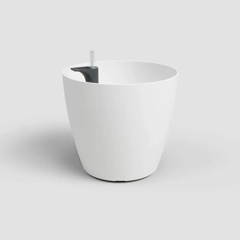 Maceta de autorriego Artevasi blanco mate San Remo Última Versión