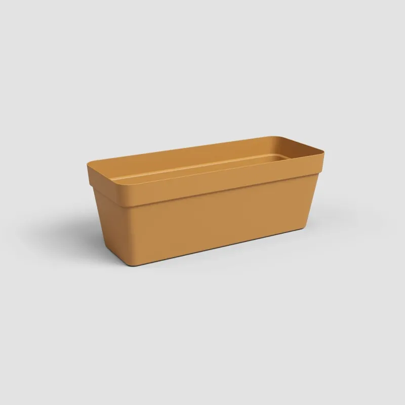 Mejor Calidad Maceta de plástico Artevasi amarillo miel Capri jardinera con reserva de agua