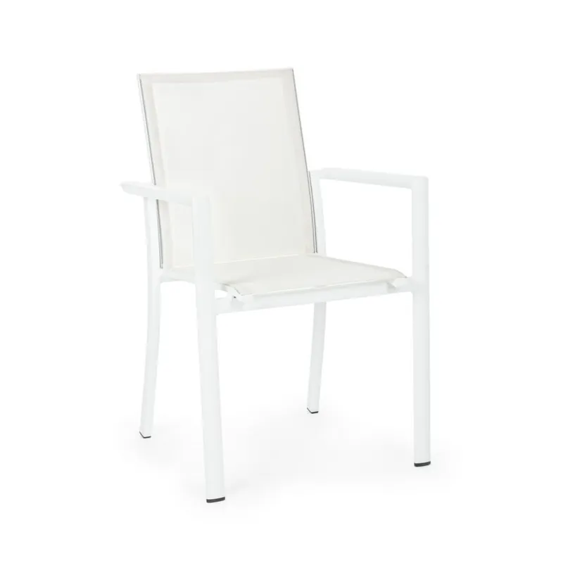 Nueva Colección Silla de jardín Bizzotto KONNOR blanco
