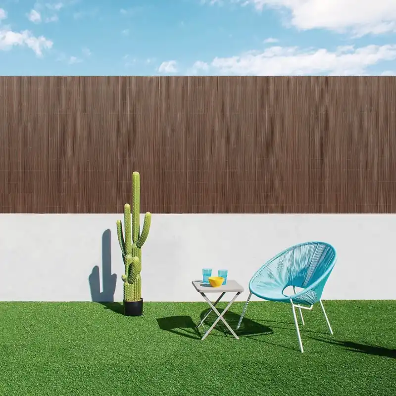Ocultación de Mimbre sintético ecológico VIMET LOP color Madera Liquidación