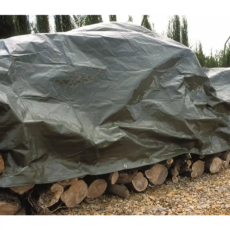 Toldo de protección reforzado verde Premium