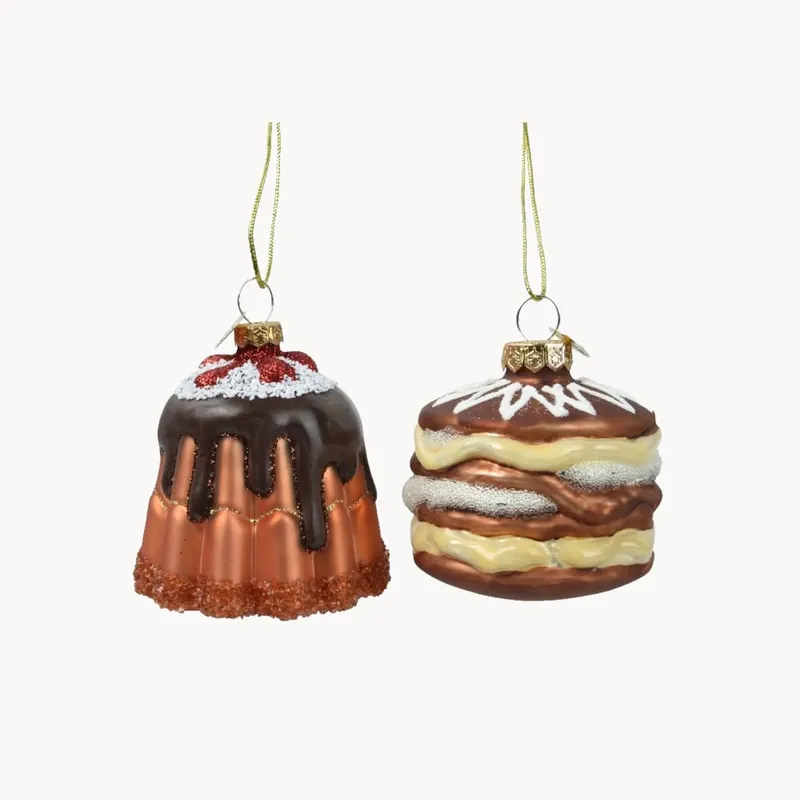 Adorno Colgante Navideño Pudding de Cristal Última Oportunidad