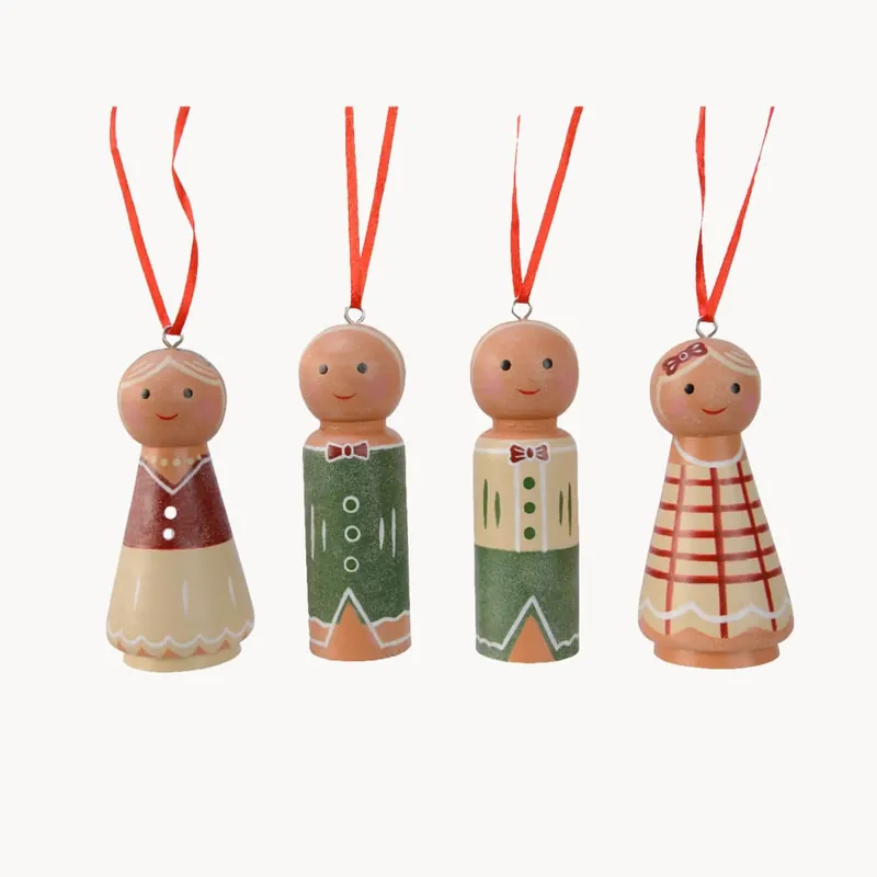 Adorno Colgante Figurita de Madera Envío Internacional