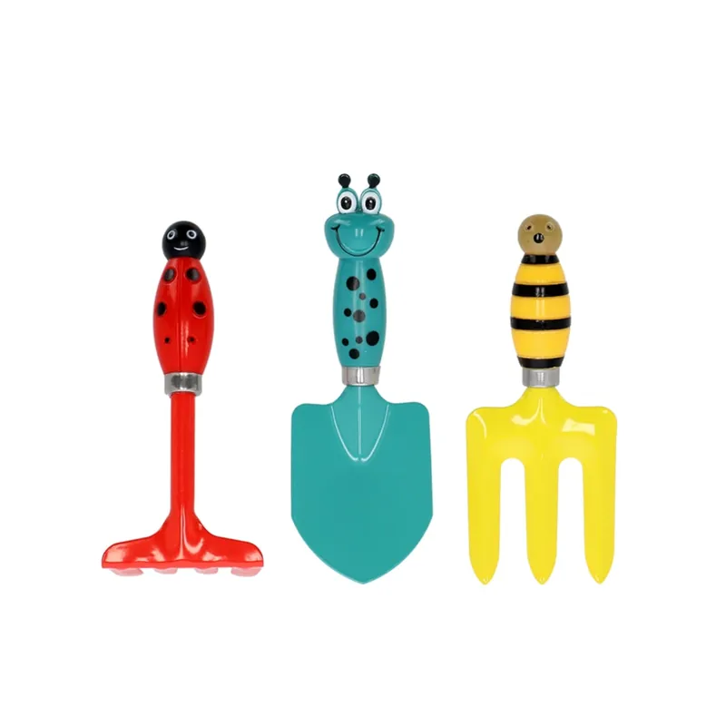 Imprescindible (Must-Have) Juego de Herramientas Infantil con Divertidos Mangos de Insectos (3 Piezas)