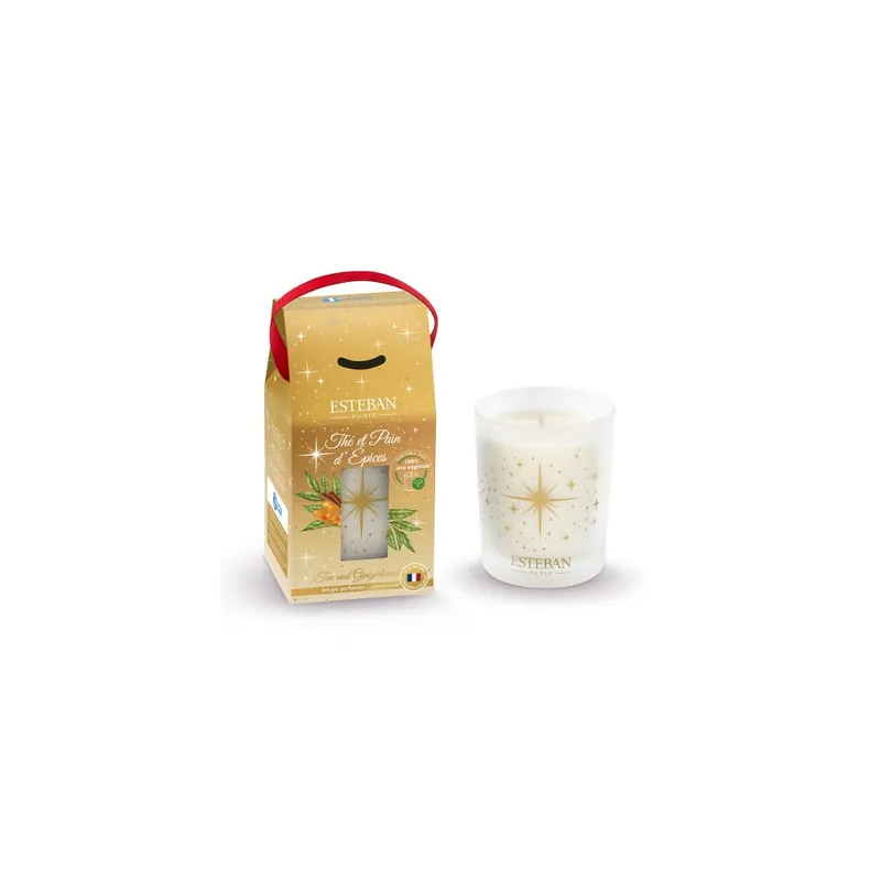 Vela Perfumada Recargable Thé et Pain d’épices 180 g - Esteban París Stock Limitado