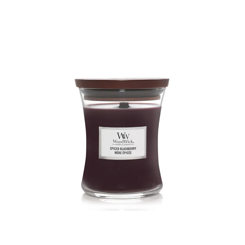 Vela perfumada WoodWick Core Spiced Blackberry (Medium) Descuento