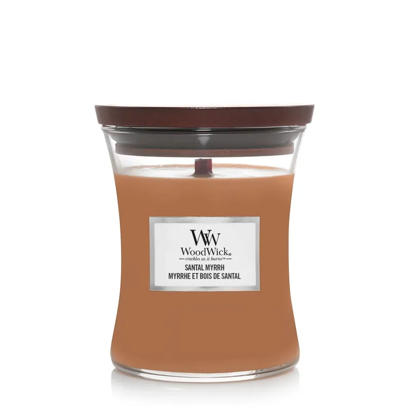 Vela perfumada WoodWick Core Santal Myrrh (Medium) Última Versión