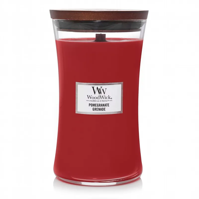 Vela perfumada WoodWick Core Pomegranate (Large) Lujoso