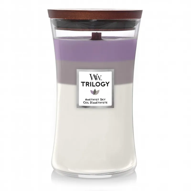 Compra Ahora Vela perfumada WoodWick Trilogy Amethyst Sky (Large)