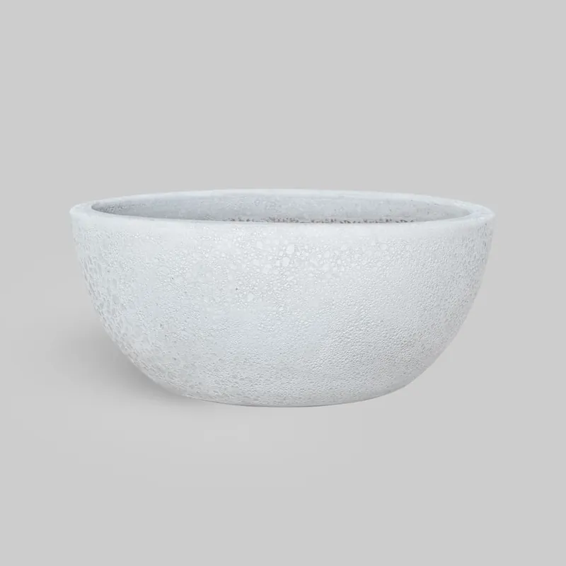 Maceta Fronda Angkor blanco (Bowl) Nueva Colección
