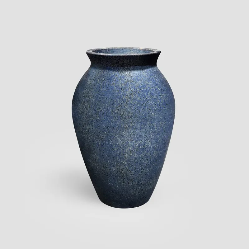 Entrega Rápida Maceta Fronda de gres Ironstone azul bucólico (Tinaja)