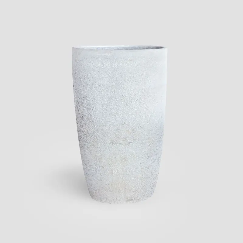 Mejor Precio Maceta Fronda Angkor blanco (Campana alta)