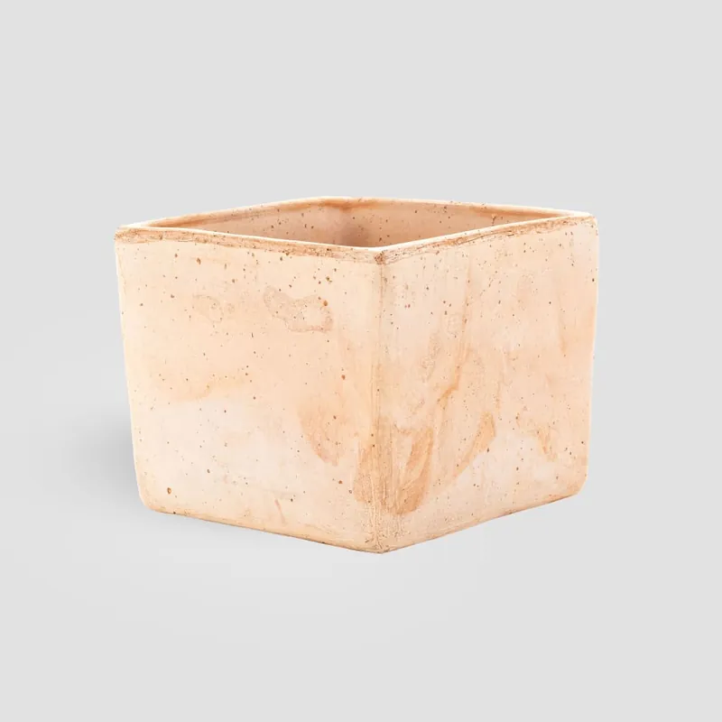 Precio Bajo Maceta Discom Toscana siena (Cubo)
