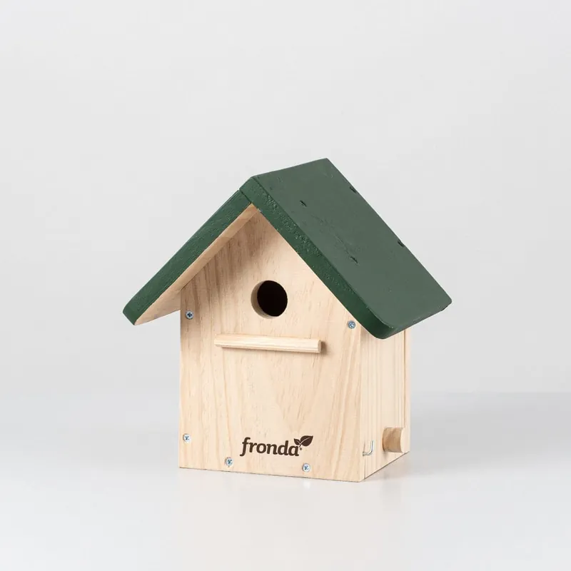 Caja nido para pájaros dos aguas Fronda No Te Lo Pierdas
