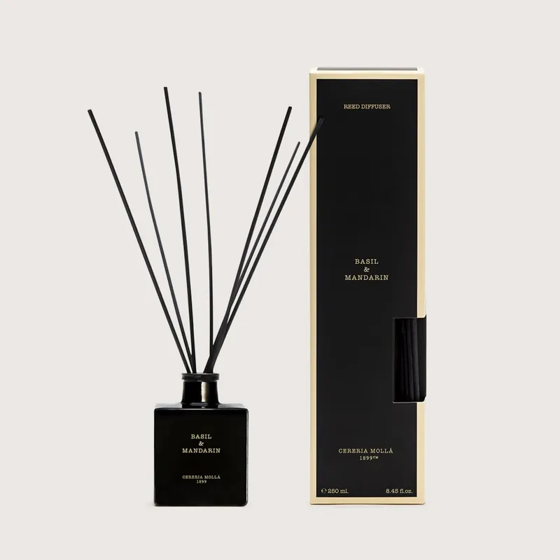 Mikado Cerería Mollá Basil & Mandarin (250 ml) Garantía De Devolución De Dinero