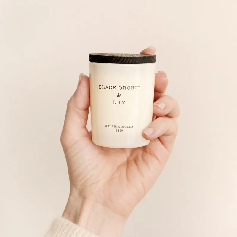 Vela perfumada Cerería Mollá Black Orchid & Lily (70 gr) Favorito De Clientes