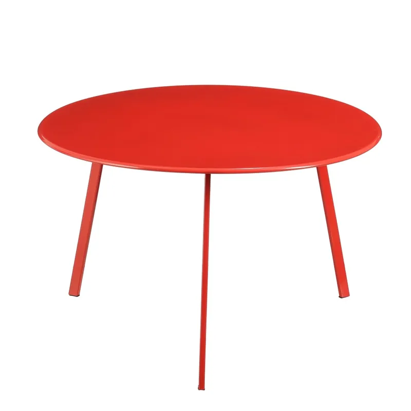 Precio Económico Mesa de jardín auxiliar Mica SEATLE roja 60x38m
