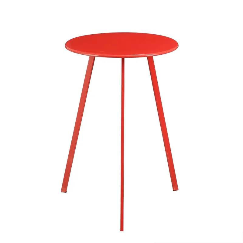 A Buen Precio Mesa de jardín auxiliar Mica SEATLE roja 38x30m