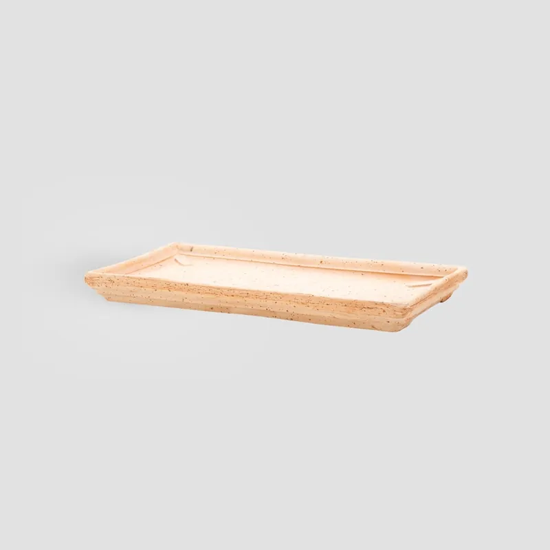 Stock Limitado Plato para jardinera Discom Toscana siena (rectangular)
