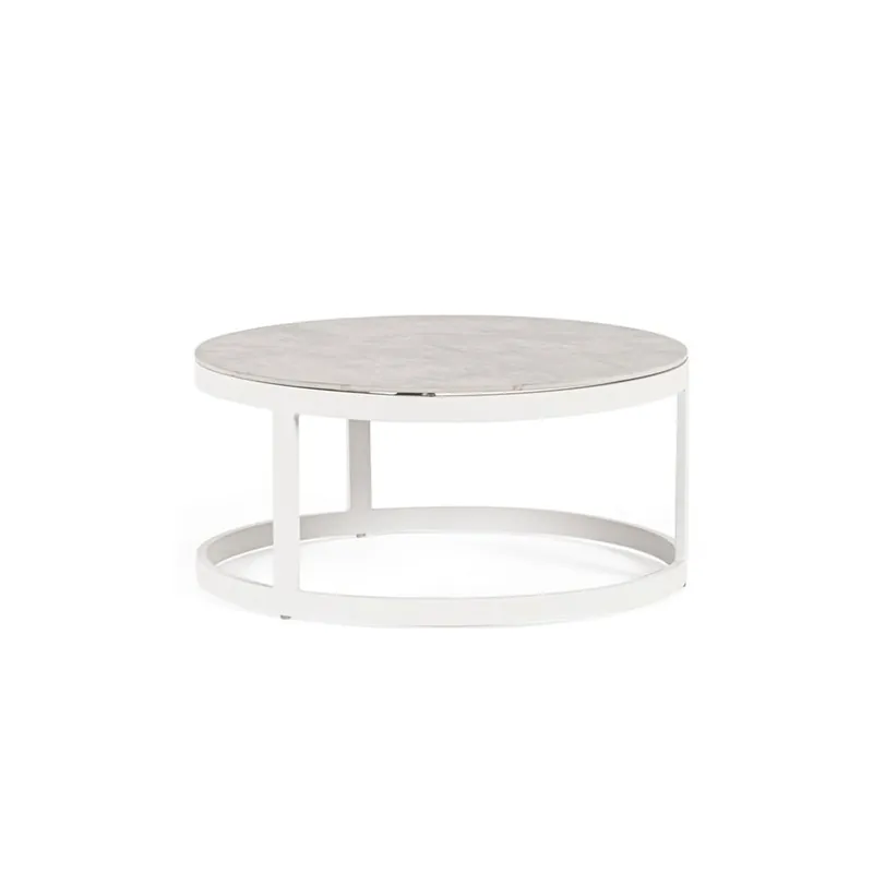 Ordenar Ahora Mismo Mesa de centro para jardín Bizzotto TALUNAS blanca