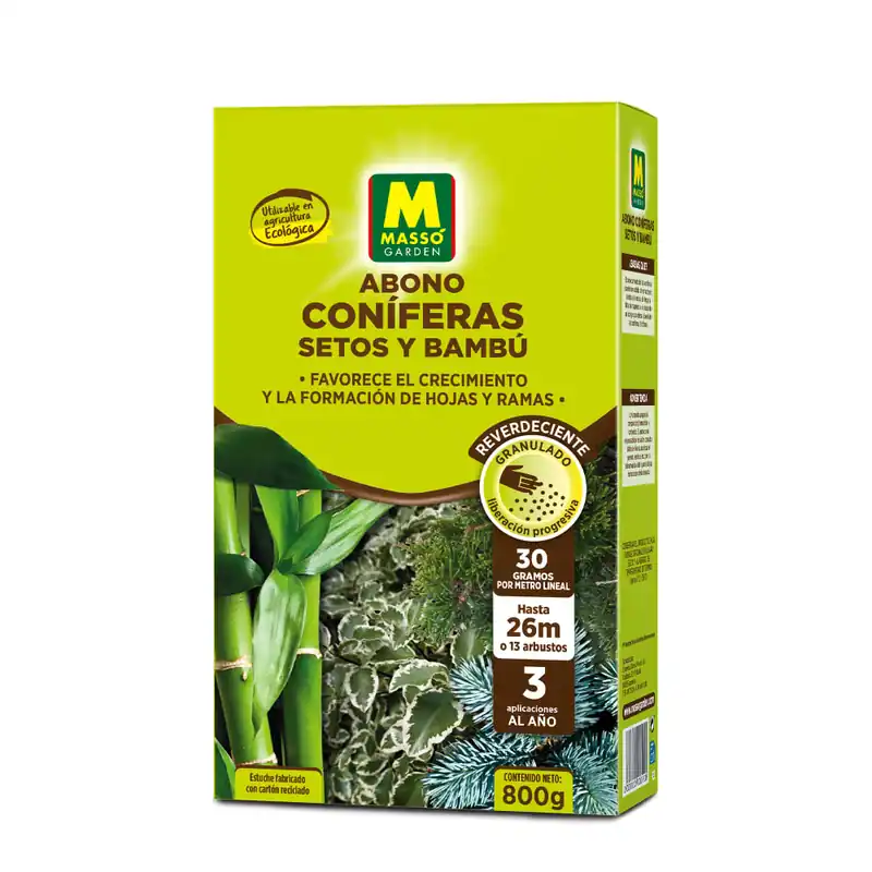 Compra Hoy Fertilizante para Coníferas, Setas y Bambú Masso Ecológico