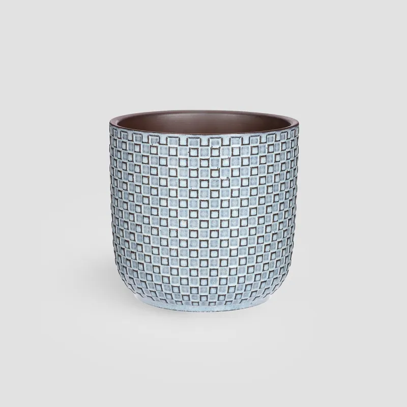 Precio Bajo Maceta de Interior Mica Daan azul