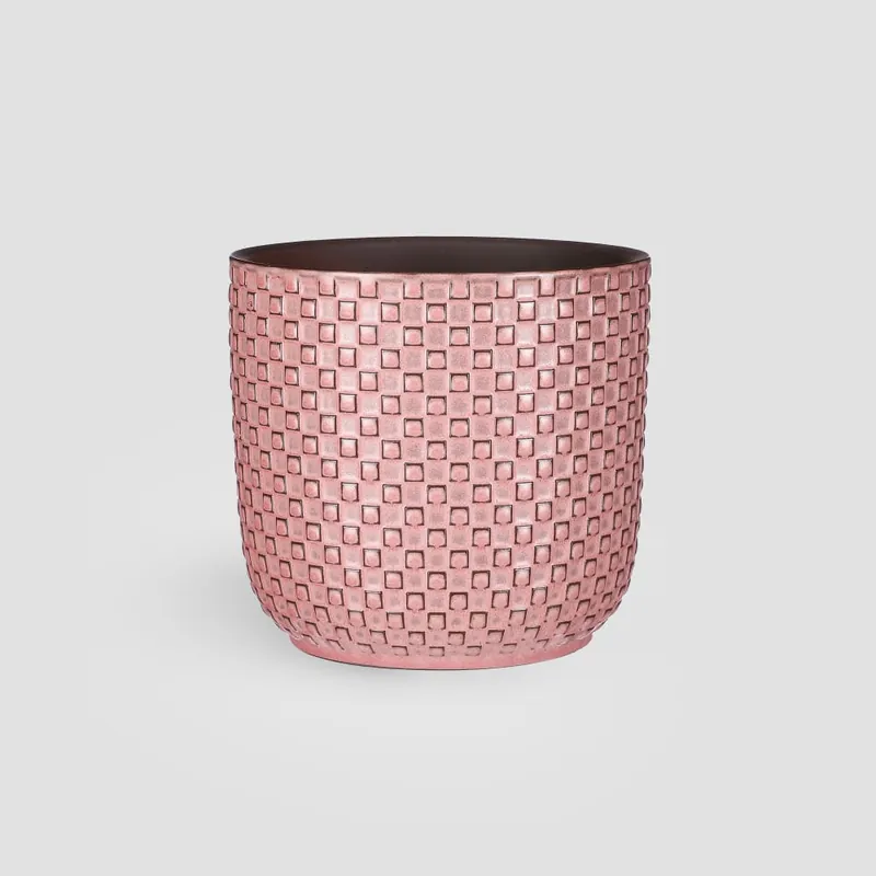 Maceta de Interior Mica Daan rosa claro Oferta De Temporada