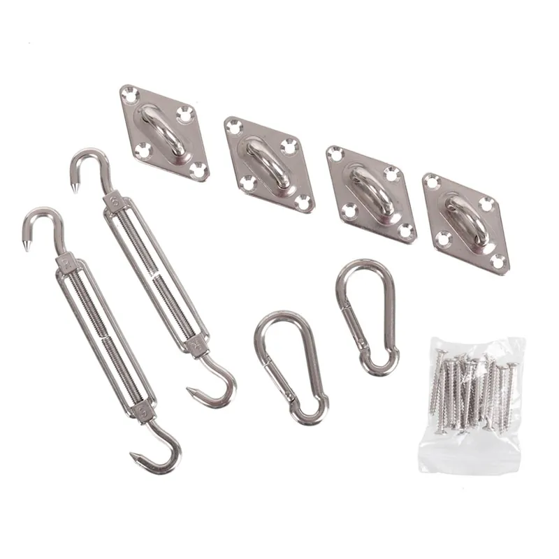 Oferta De Temporada Kit de Fijación en Acero Inoxidable para Velas de Sombreo LDK
