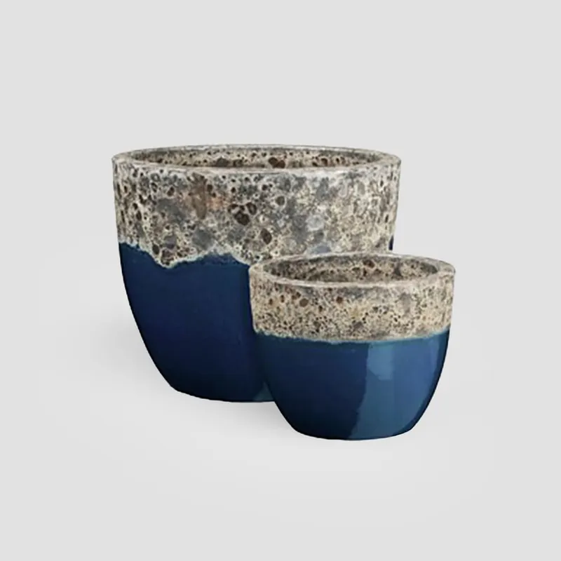 Stock Limitado Maceta Mica Machu Azul
