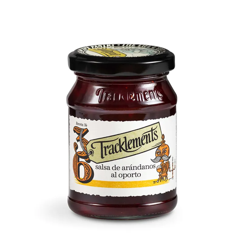 Salsa para barbacoa Arándanos y Oporto Tracklements Barato