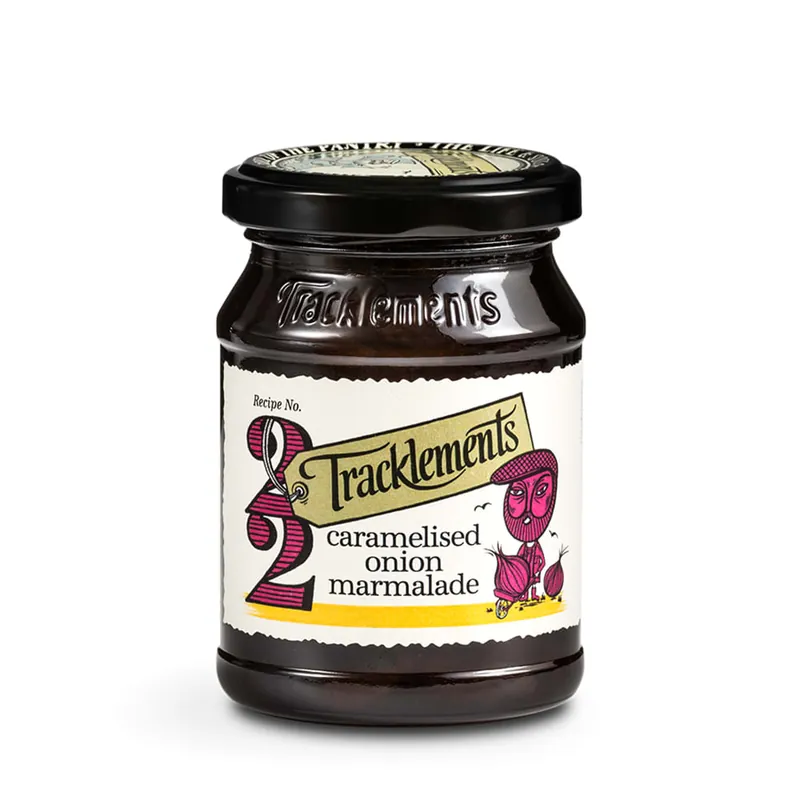 Pago Seguro Salsa para barbacoa Cebolla caramelizada Tracklements