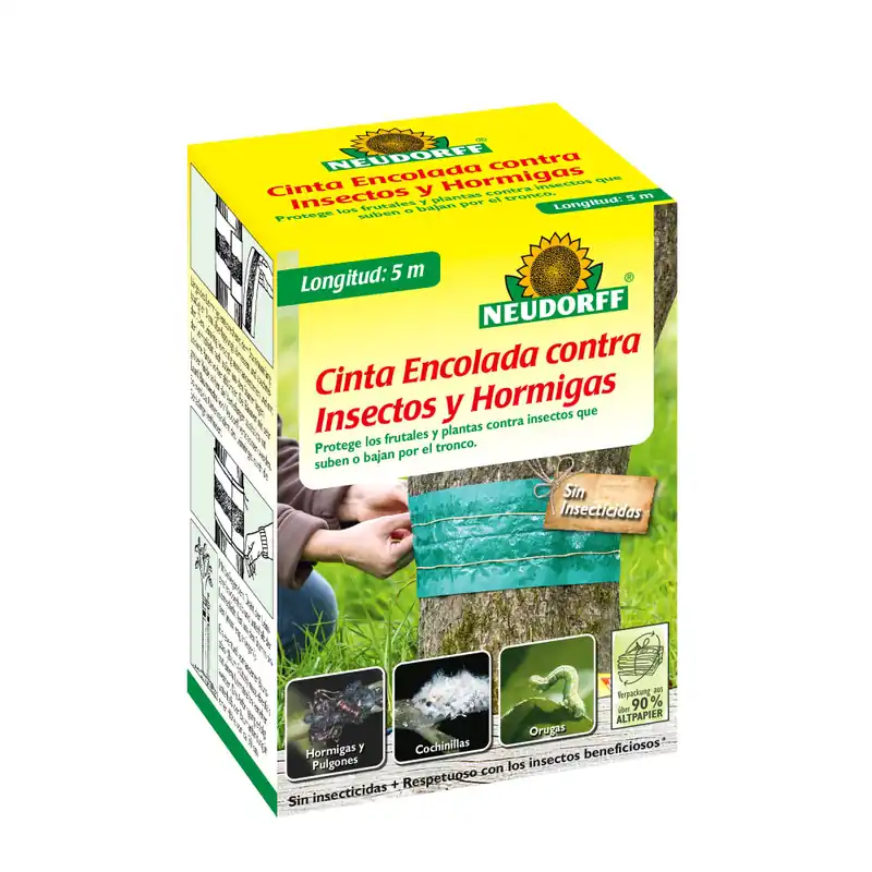 Envío Internacional Cinta Encolada Anti-Insectos y Hormigas Neudorff