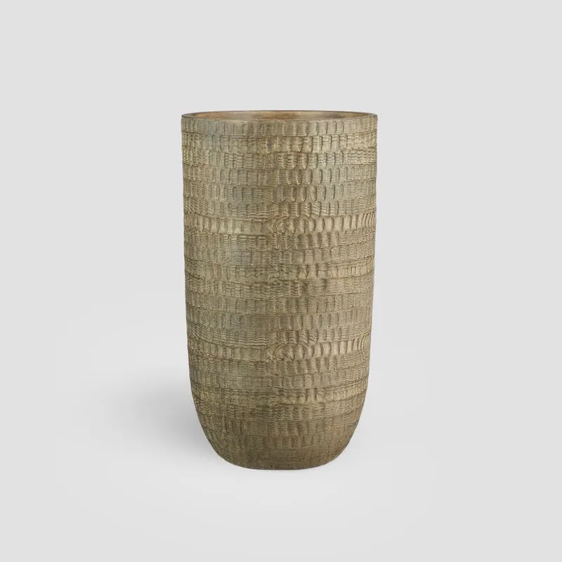 Maceta alta Mica Fjord marrón Bestseller
